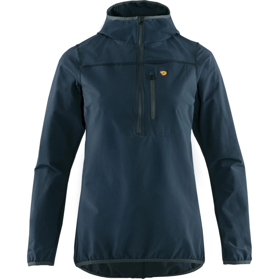 Bergtagen Stretch Half Zip W Fjällräven Outlets Mountain Blue