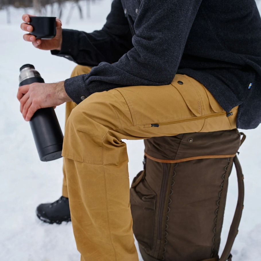 Mountain Blue-Basalt Vidda Pro Ventilated Trousers M Reg Fjällräven Outlets
