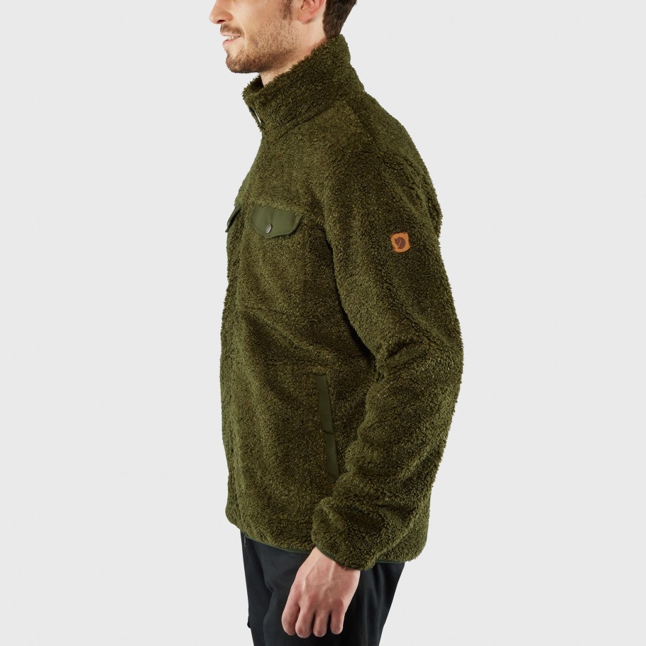 Fjällräven Outlets Mørkegrå Greenland Pile Fleece M