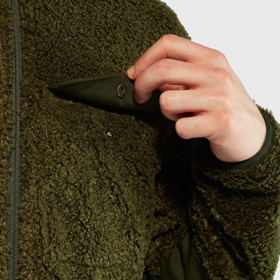 Fjällräven Outlets Mørkegrå Greenland Pile Fleece M