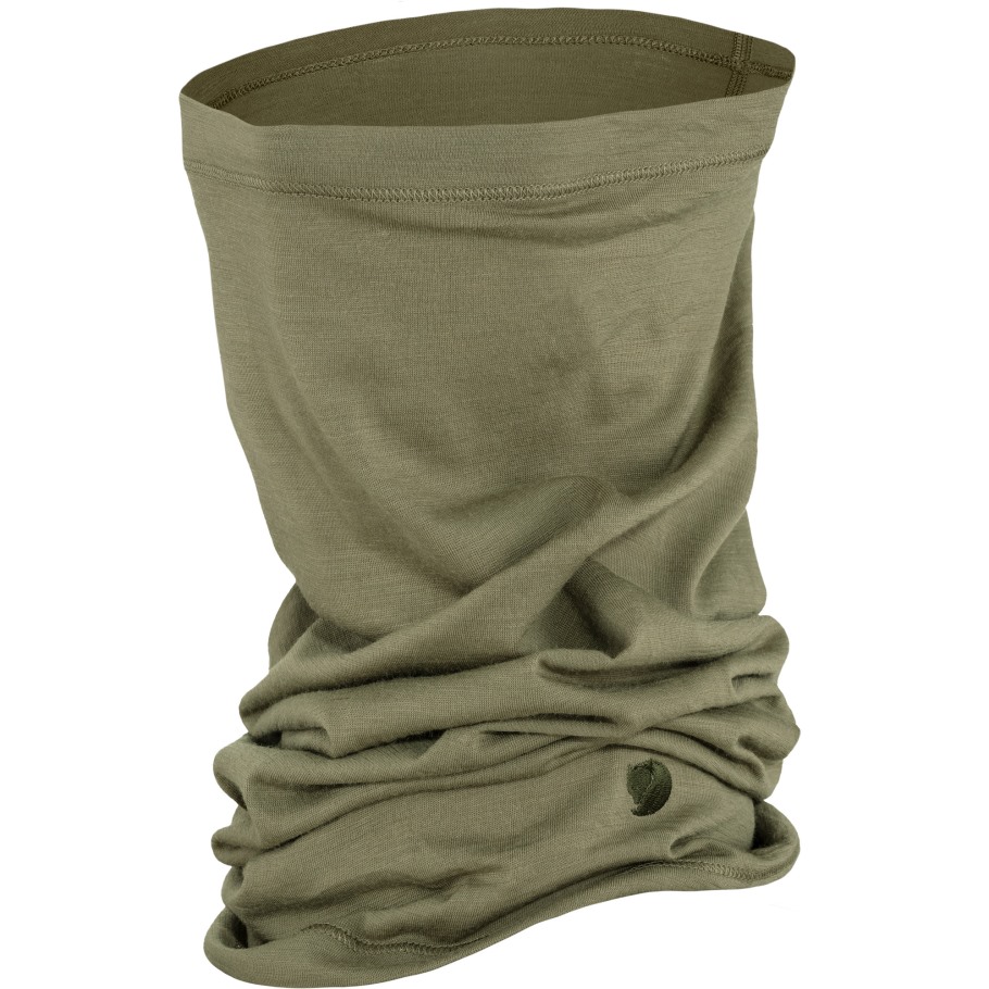 Light Olive Abisko Lite Neck Gaiter Fjällräven Outlets