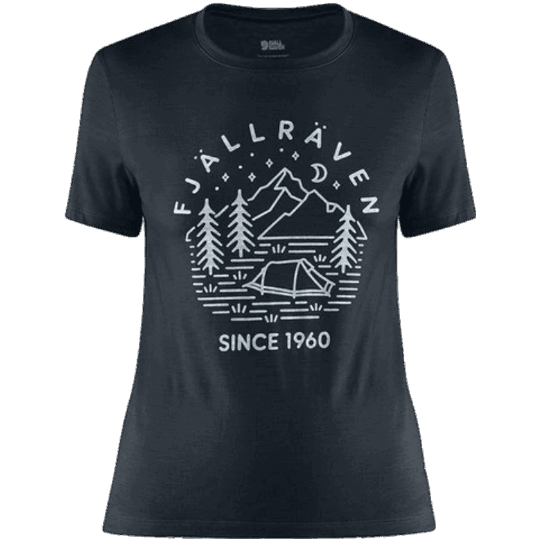Mørk Marineblå Fjällräven Outlets Abisko Ull Tltplats Ss W