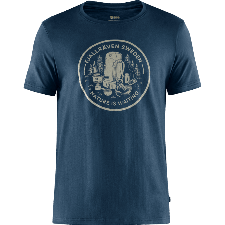 Kaffepause T-skjorte M - 2 Farger Fjällräven Outlets Marine