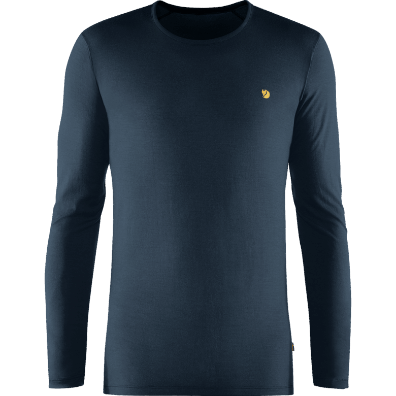 Bergtagen Thinwool Ls M Fjällräven Outlets Mountain Blue
