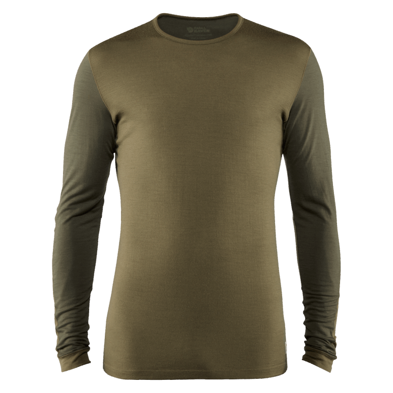 Keb Ull T-skjorte Ls M Fjällräven Outlets Lys Grå-grå