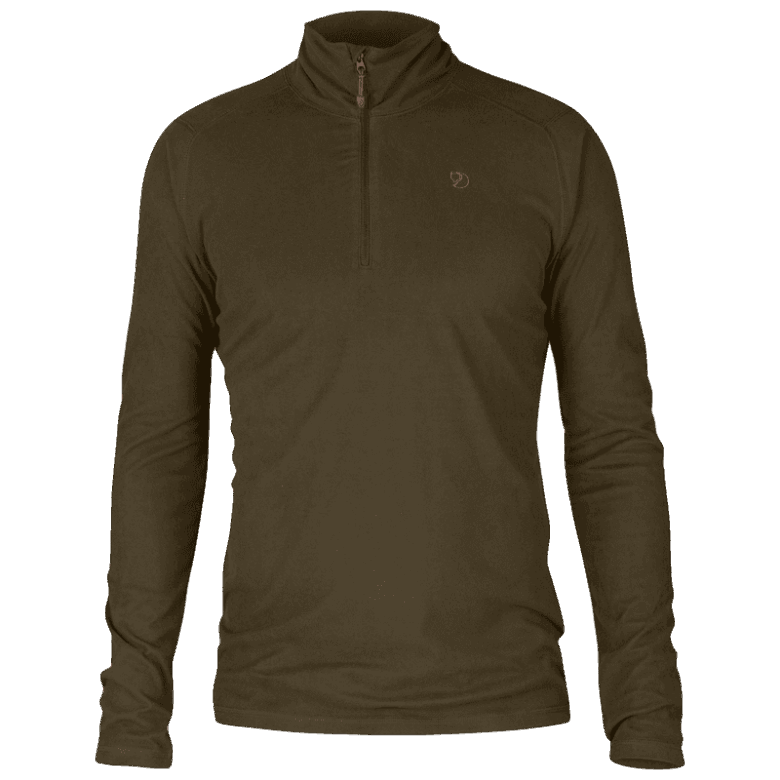 Fjällräven Outlets Mørk Oliven Furu Halv Glidelås M - Mørk Oliven