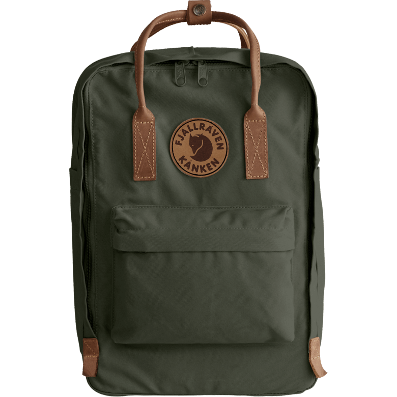 Fjällräven Outlets Dark Olive Kånken No.2 Laptop 15
