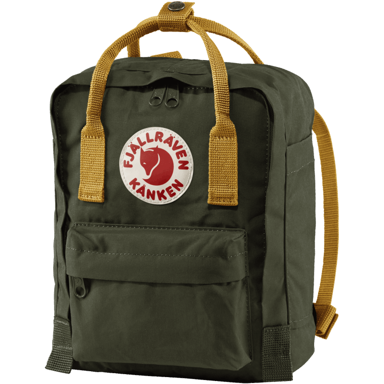 Kånken Mini - Diverse Farger Fjällräven Outlets Dyp Skog/eikenøtt