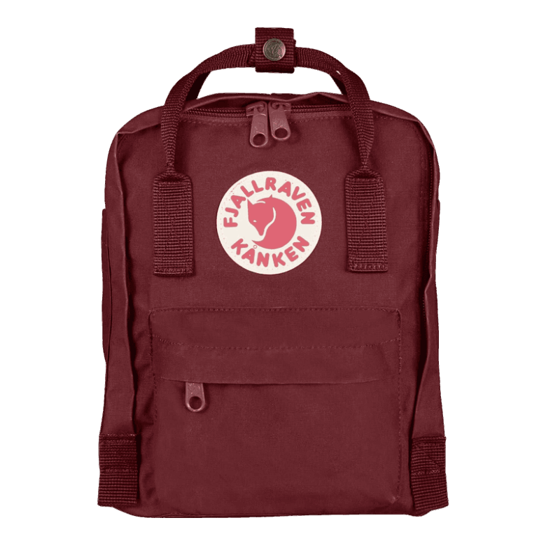 Fjällräven Outlets Okserød Kånken Mini - Ulike Farger