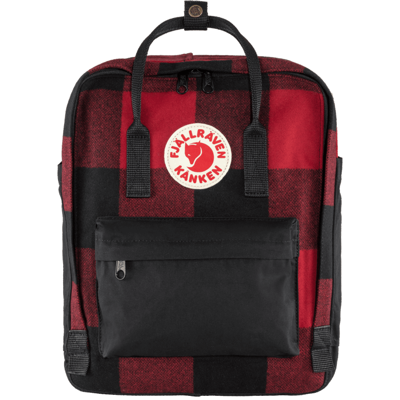 Rød-svart Kånken Re-ull - Ulike Farger Fjällräven Outlets