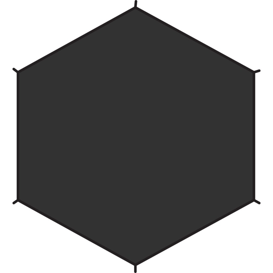 Fjällräven Outlets Dome 2 Footprint Svart