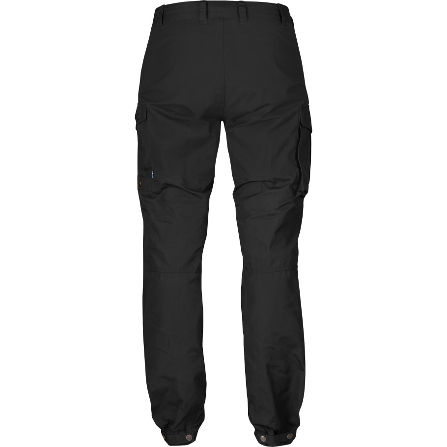 Vidda Pro-bukse Med Korte Fjällräven-uttak Svart-svart