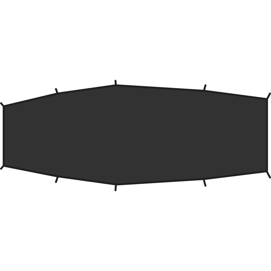 Fjällräven Outlets Black Shape 2 Footprint