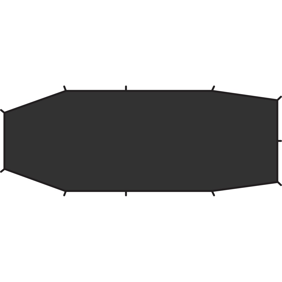 Fjällräven Outlets Black Endurance 2 Footprint