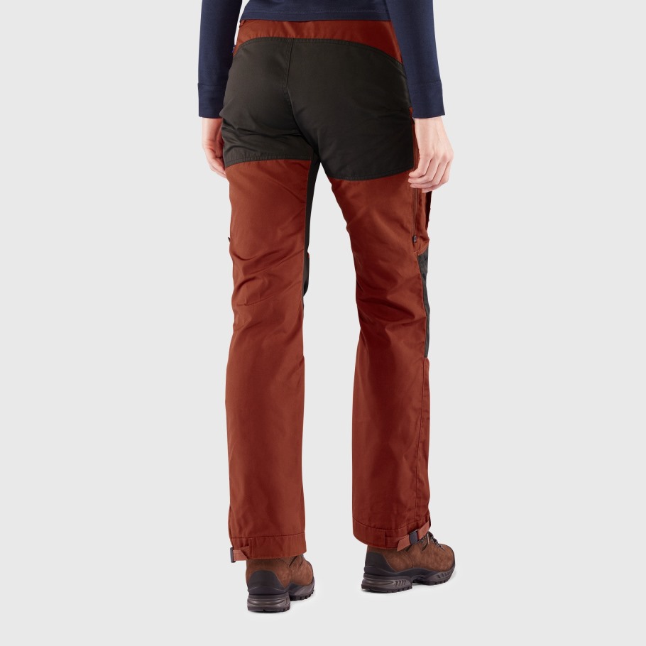 Vidda Pro Ventilerte Bukser Med Korte Fjällräven-uttak Mørk Grå-svart