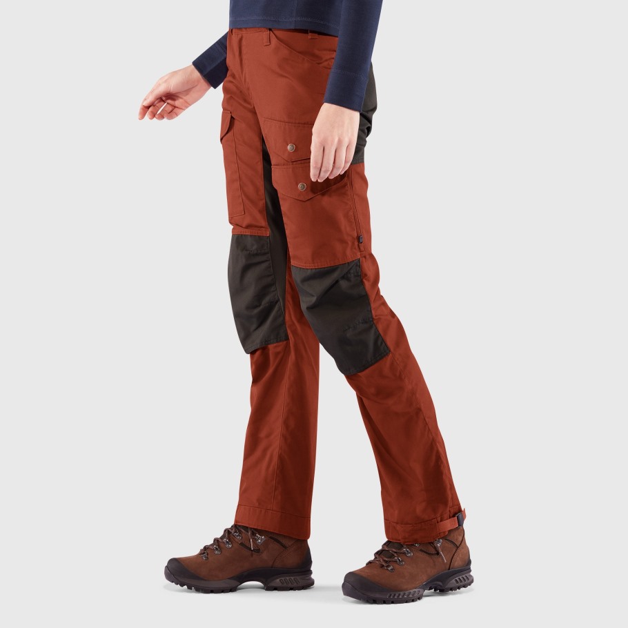 Vidda Pro Ventilerte Bukser Med Korte Fjällräven-uttak Mørk Grå-svart