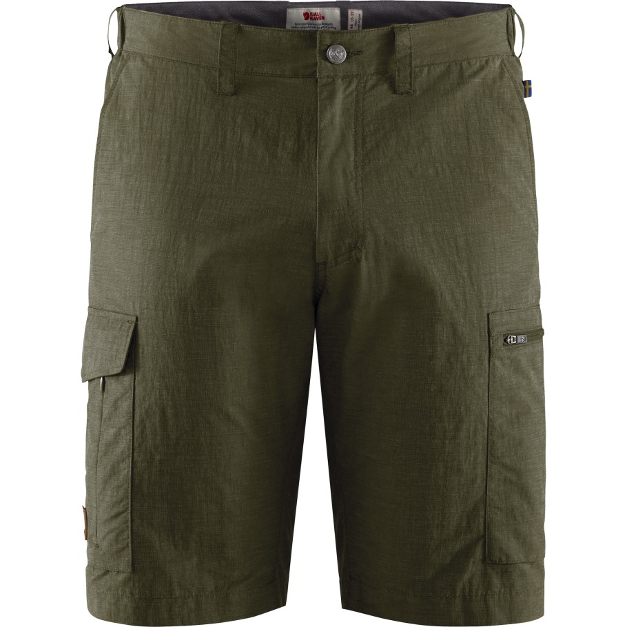 Laurbærgrønn Fjällräven Outlets Traveller Mt Shorts M
