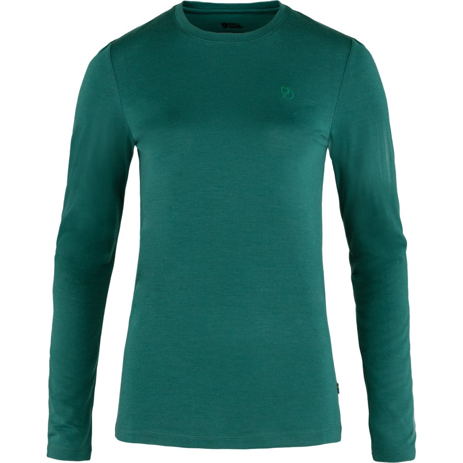 Arctic Green Fjällräven Outlets Abisko Wool Ls W