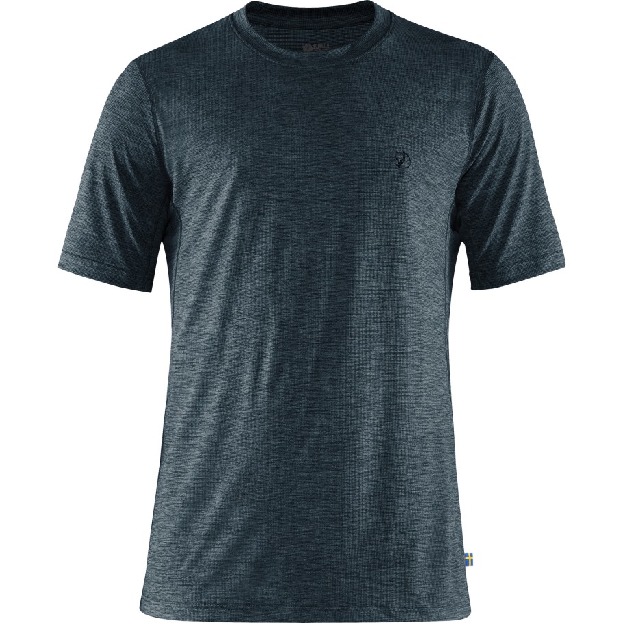 Abisko Dagstur Ss M Fjällräven Outlets Mørk Marine