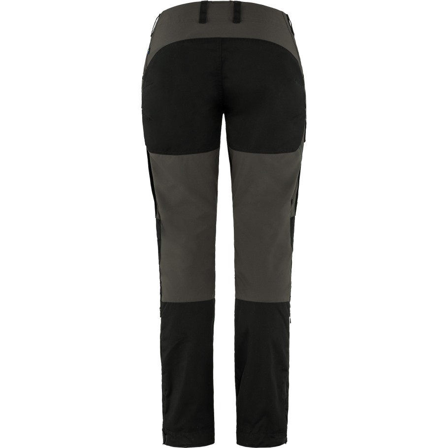 Svart-stein Grå Keb Bukser Buet Med Korte Fjällräven Uttak