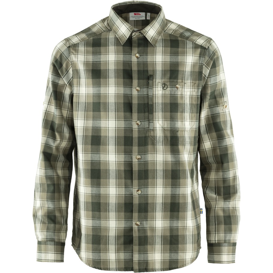 Fjällglim Ls Skjorte M Fjällräven Outlets Dyp Skog