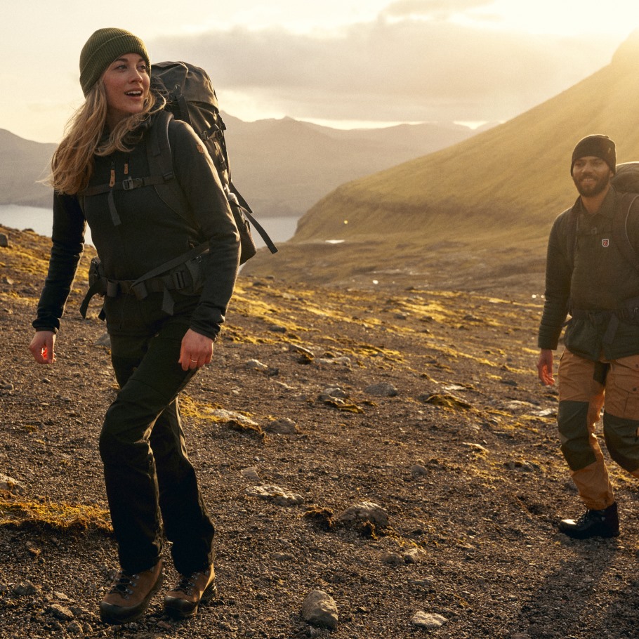 Svart-stein Grå Fjällräven Outlets Keb Bukser W Reg