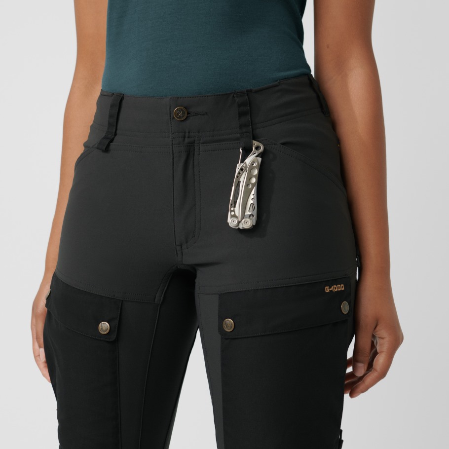 Keb Bukser Med Korte Svart-stein Grå Fjällräven Utsalgssteder