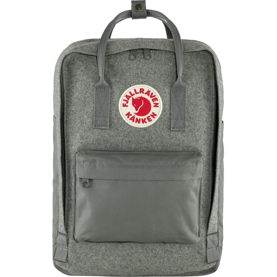 Fashion Fjällräven Outlets Granittgrå Kånken Re-wool Laptop 15