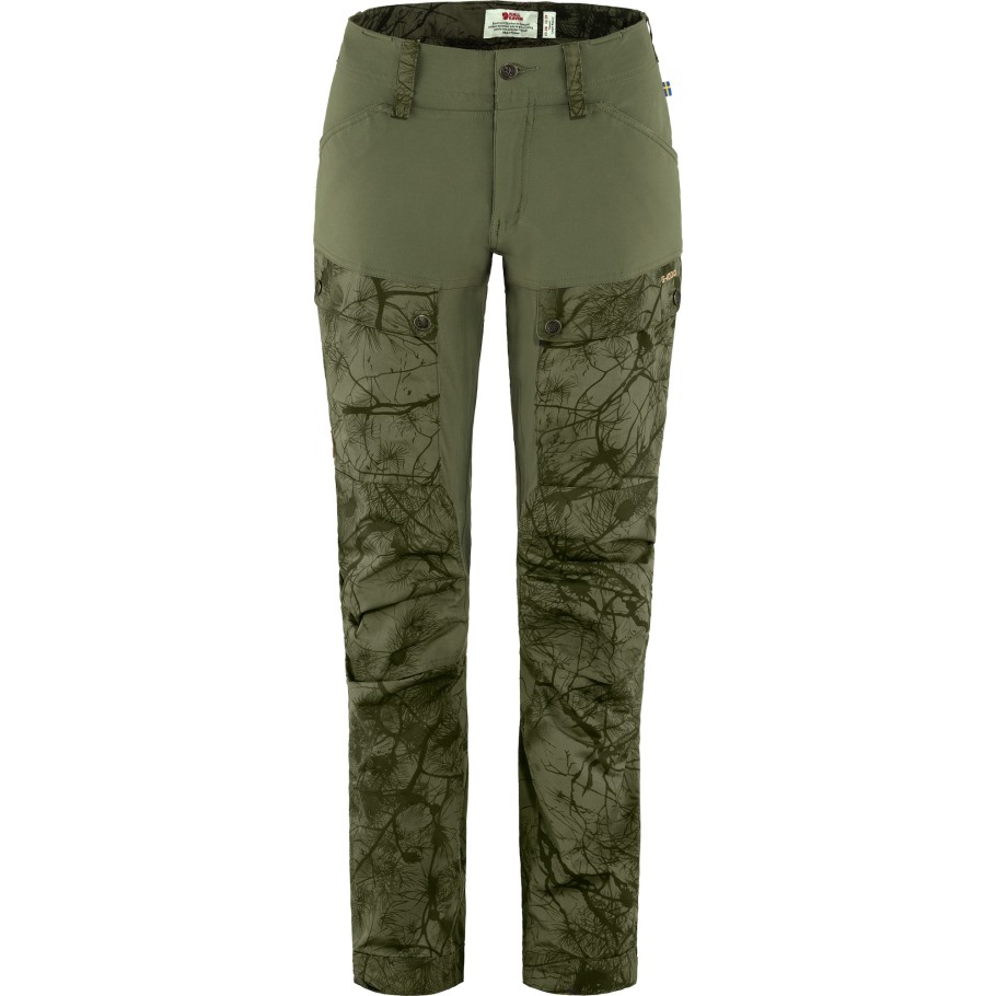 Fjällräven Outlets Grønn Camo-laurel Grønn Keb Bukse W Reg