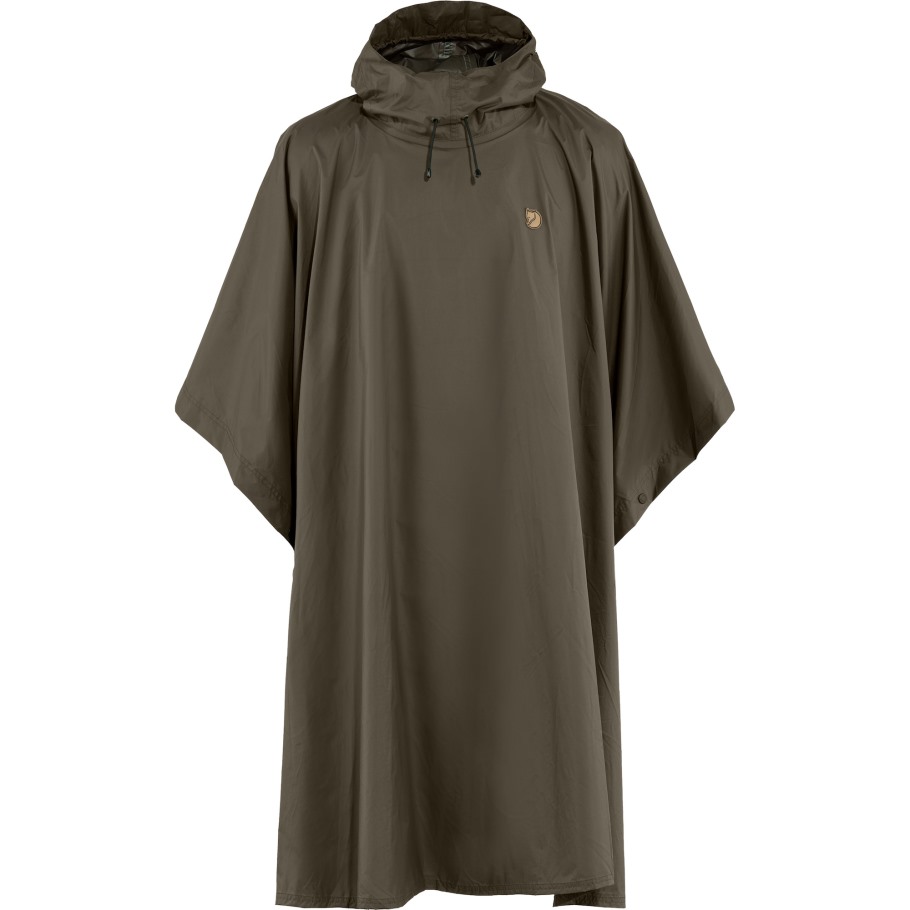 Mørk Oliven Fjällräven Outlets Poncho
