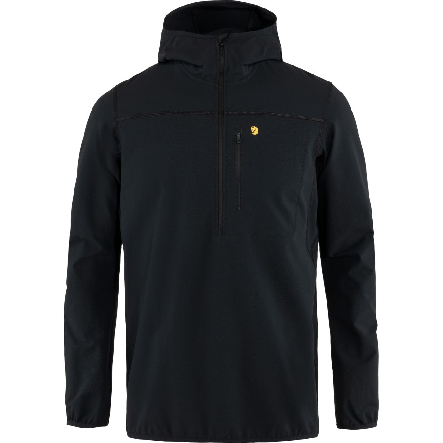 Bergtagen Stretch Half Zip M Fjällräven Outlets Sort