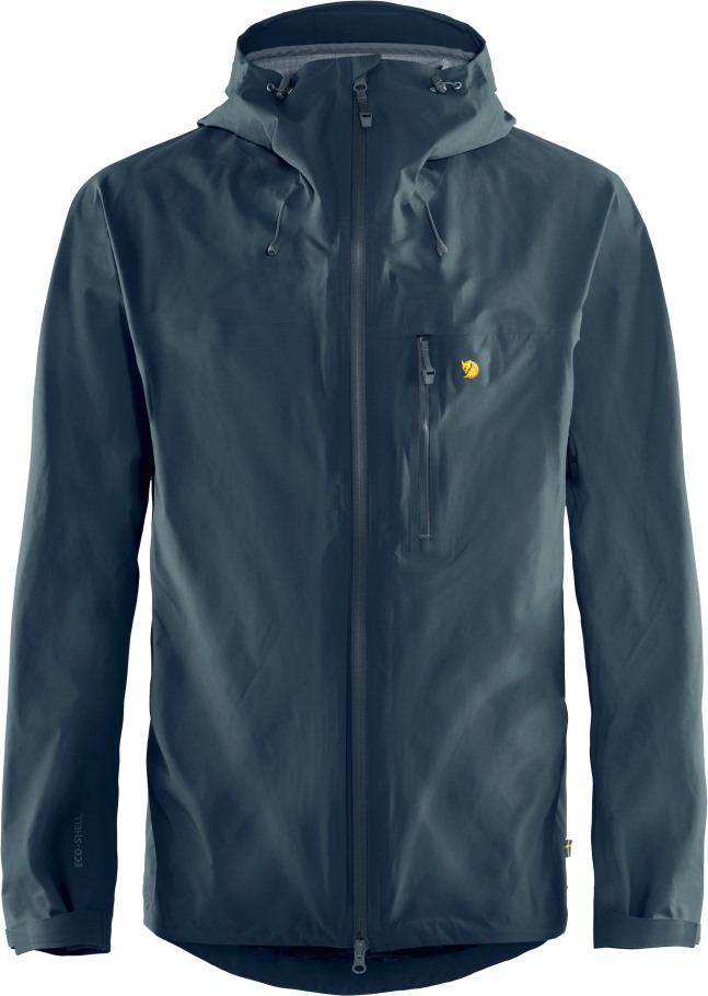 Fjellblå Fjällräven Outlets Merkevare Bergtagen Lite øko-skalljakke M