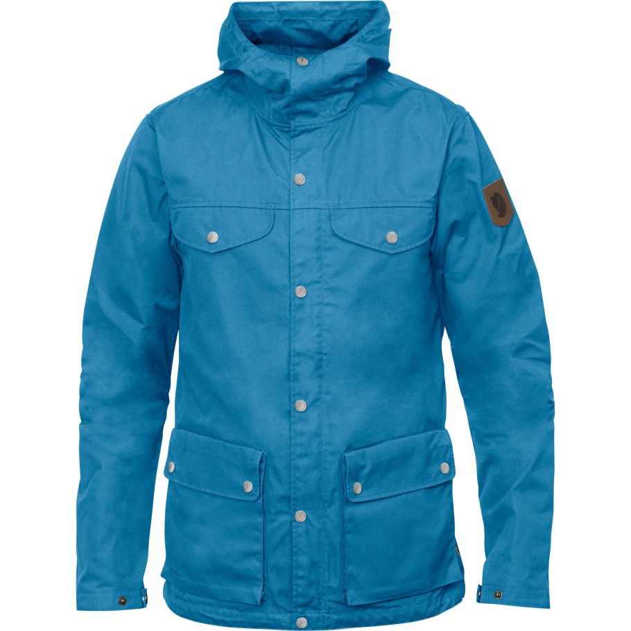 Asurblå Fjällräven Outlets Greenland Jacket M