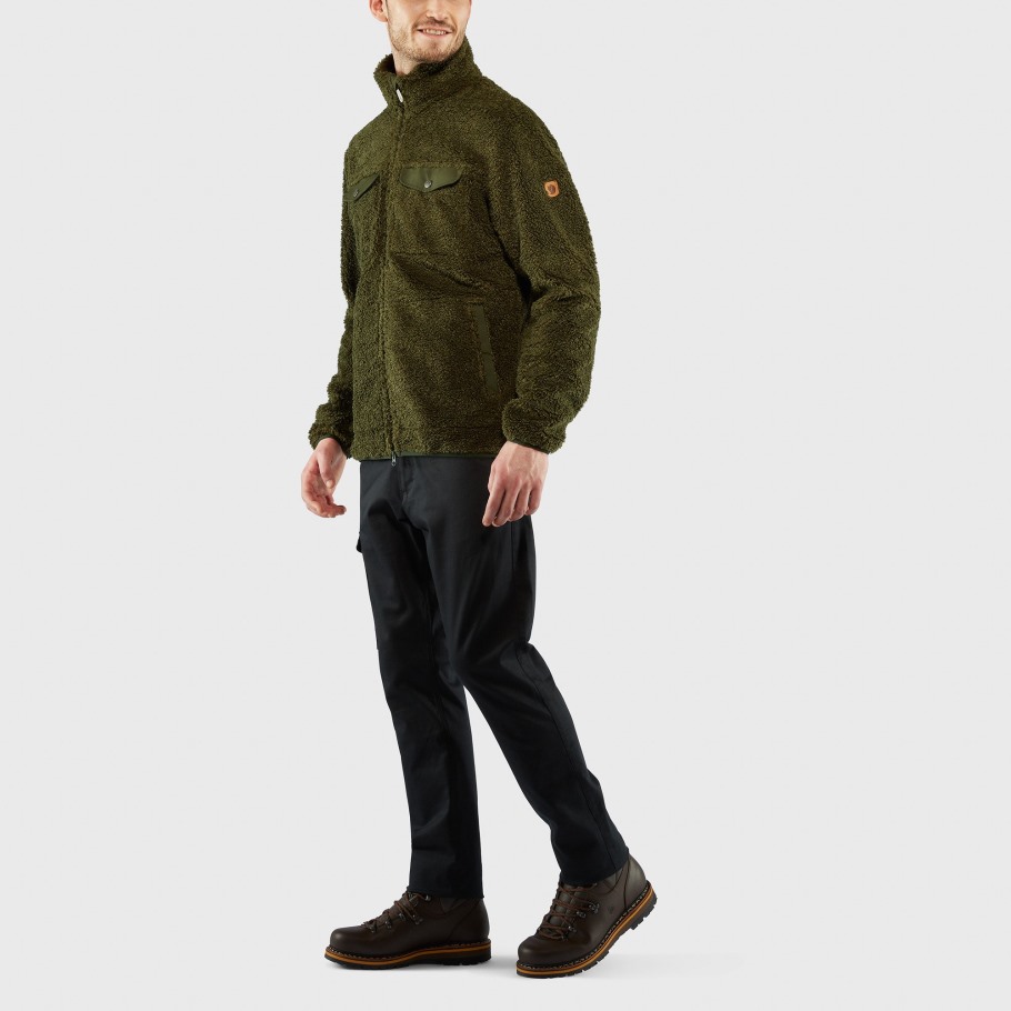 Fjällräven Outlets Greenland Pile Fleece M Mørkegrå