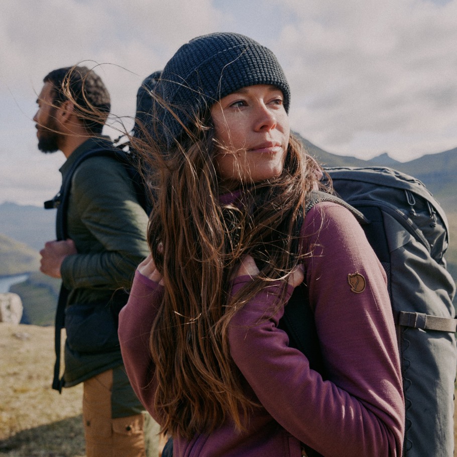 Fjällräven Outlets Keb Fleece Hettegenser M Mørk Marineblå