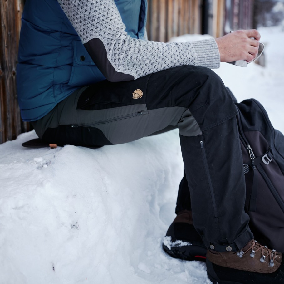 Fjällräven Outlets Keb Bukser M Reg Svart